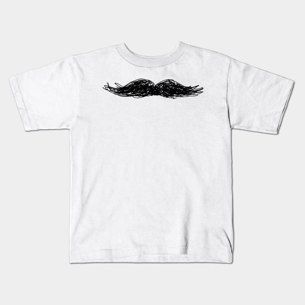 Moustache Kids T-Shirt by SWON Design